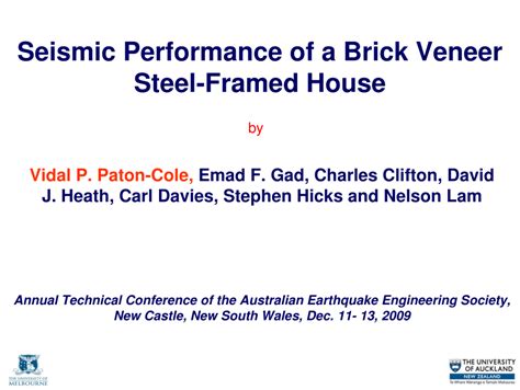 metal house cladding in earthquake performance|Seismic Performance of a Brick Veneer Steel.